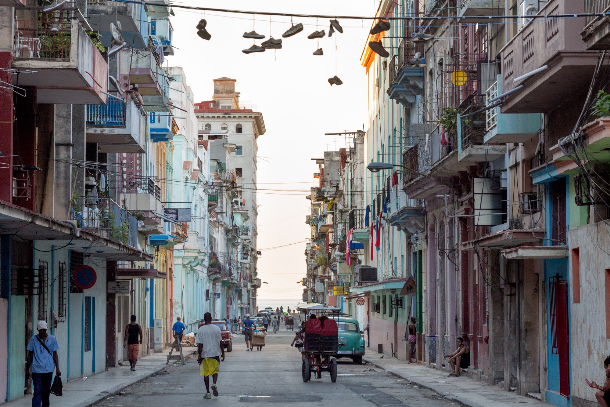 A street in Havana Cuba.